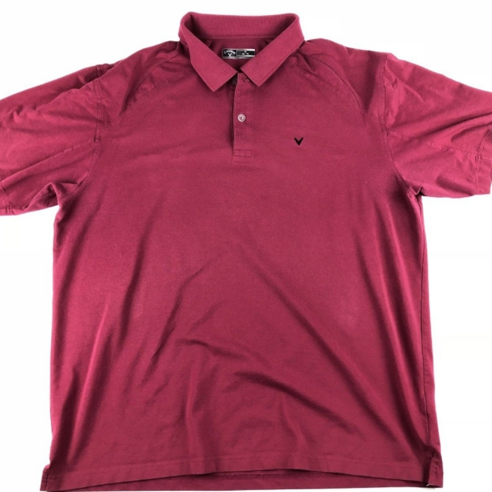 Callaway Golf Polo Shirt | Red | Men's XL